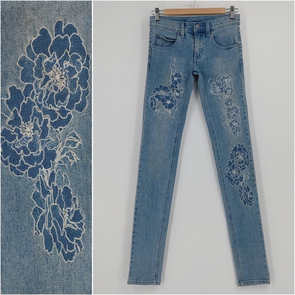 Cheap Monday | "Zip Low Brodery" jeans